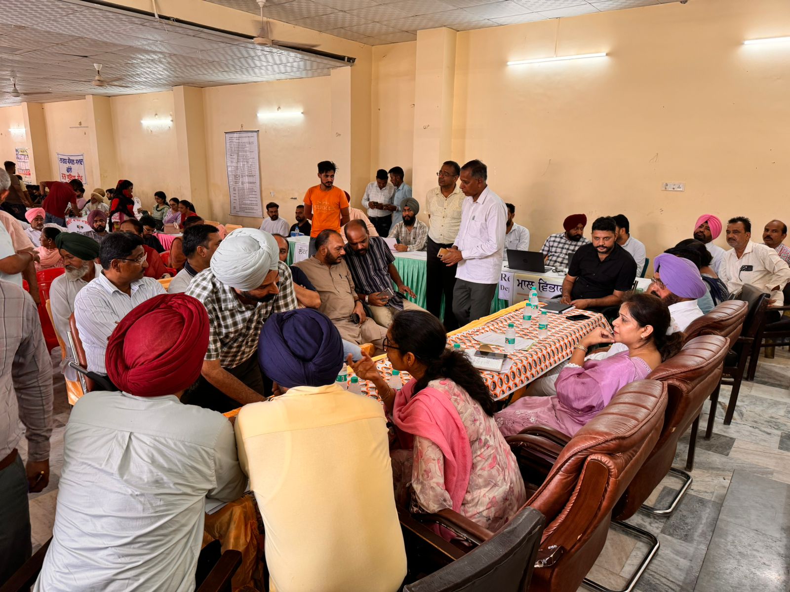 During the public convenience camp of Samana, people received government services on the spot